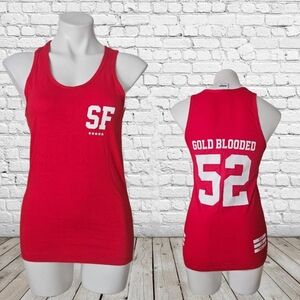 New Without Tags Adapt ClothingGold Blooded (Women's Red Tank Top)